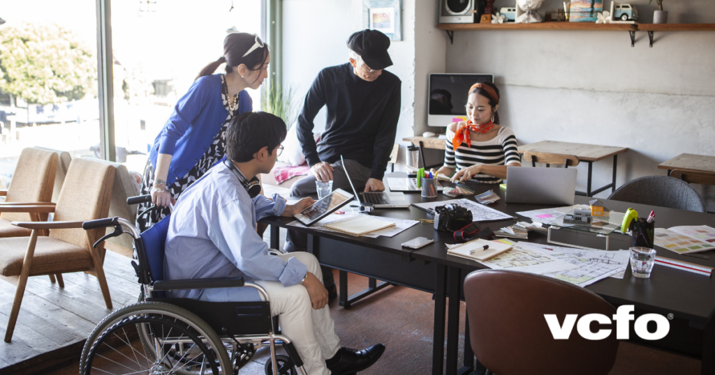 Disabled Professionals in A Business Setting